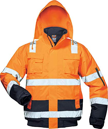 Elysee Warnschutz Pilotjacke"Jonas" Größe, 1 Stück, L, orange/blau, 23545-L von Elysee