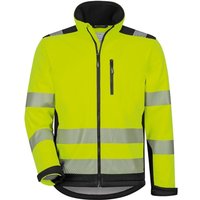 Elysee Warnschutz-Softshelljacke Ryan 22745 Gr. XL leuchtgelb/schwarz von Elysee