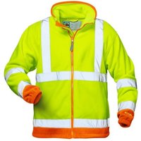 Elysee - leo Warnschutzfleecejacke ® Gelb/Orange Polarfleece Gr.M von Elysee