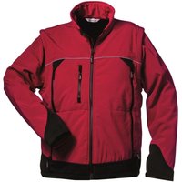 Elysee - omega Softshell-Jacke mit abnehmbaren Ärmeln ® Rot/Schwarz, Gr.L von Elysee