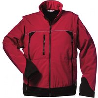 Elysee - omega Softshell-Jacke mit abnehmbaren Ärmeln ® Rot/Schwarz, Gr.M von Elysee