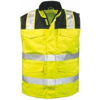 GREGOR Warnschutz-Weste Gelb/Schwarz Größe 5-XXXL(66/68) von Elysee