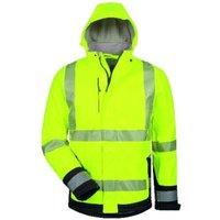 [NEUWERTIG] B-Ware Elysee Softshelljacke Jacke Warnschutzjacke Melvin Xl Gelb Schwarz Polyester von Elysee