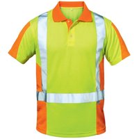 Elysee - Warnschutzpoloshirt Zwolle Gr.M gelb/orange von Elysee