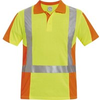 Warn-Poloshirt Zwolle gelb/orange Gr. 3XL von Elysee