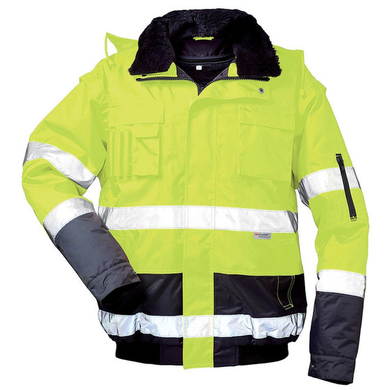 elysee® - Warnschutz-Pilotenjacke SIEGFRIED, warn-gelb/marine-blau, Größe XL von Elysee