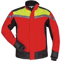 Elysee - esche Waldarbeiter Softshell-Jacke ® Rot/Gelb/Schwarz Gr.XXXL von Elysee