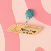 Penne Pasta Personalisierter Haustieranhänger, Futter Haustier Id Tag, Nudel Katze Und Hund Tag von EmandMeStudio
