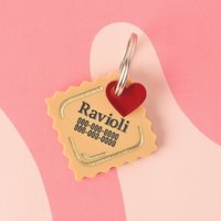 Ravioli Pasta Personalisierter Haustier Tag, Futter Id Nudel Katze Und Hund Tag Ravioli Pasta Personalisierter Haustier Tag, Futter Id Nudel Katze Und Hund Tag von EmandMeStudio