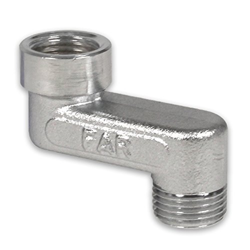 Heizkörper Versatzstück, S-Anschluss, 3/8'' IG auf AG, 20mm Achsabstand von EMAX