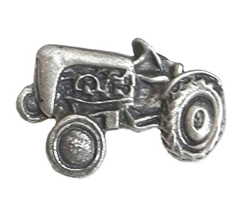 Vintage Traktor handgefertigt aus Englisch Zinn Anstecknadel + Geschenk Tüte von Emblems-Gifts