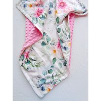 Eukalyptus Babydecke Personalisiert Mädchen Neugeborenes Geschenk Benutzerdefinierte Namen Baby Decke Shower Für von EmblifeDesign