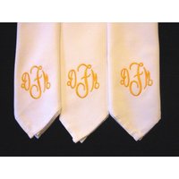 8 Monogramm Servietten Enthält Versand in Den Usa von EmbroiderybyLinda