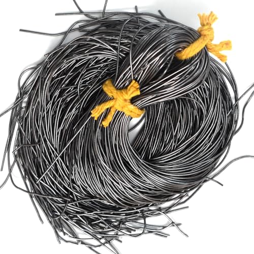 Französischer Draht für Schmuckherstellung und Stickzwecke, 1 mm, glatte Oberfläche, Antik-Silberfarbe (100 g) von Embroiderymaterial