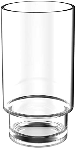 EMCO FINO Glasteil (Mundspülglas) Ersatzglas klar zu 842000100, HSN 842000090 von Emco