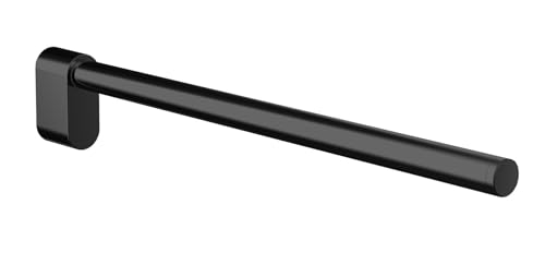 EMCO Flow Handtuchhalter einarmig zur Wandmontage, starre Handtuchstange aus Metall, hochwertiger Badetuchhalter für Handtücher, schwarz matt EMCO Flow Handtuchhalter einarmig zur Wandmontage, starre Handtuchstange aus Metall, hochwertiger Badetuchhalter für Handtücher, schwarz matt von Emco