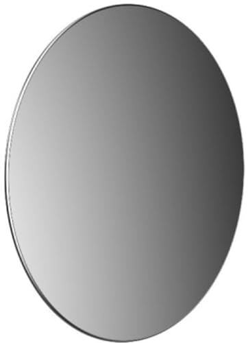 EMCO Pure Klebespiegel Rund (Ø 153 mm) 5-fach Vergrößerung fürs Badezimmer in Chrom - Spiegel, Maße: 40 X 50 Cm von Emco