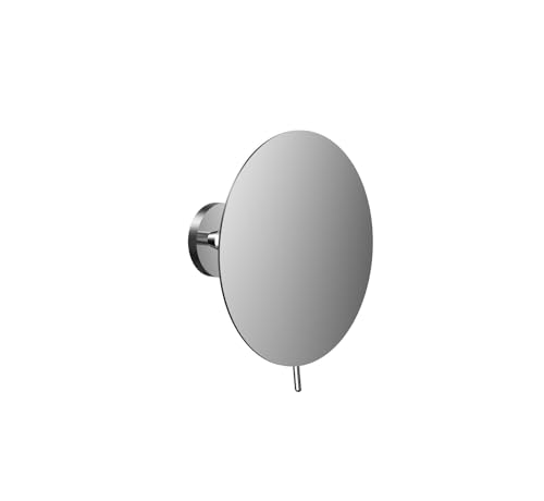 Emco Round Kosmetikspiegel 3-Fach vergrößert 22,5 x 10,3 cm, Chrom von Emco
