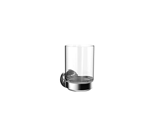 Emco Round Glashalter Glasteil klar, chrom von Emco