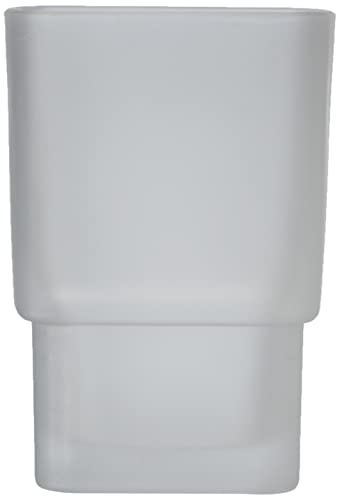 Emco Loft/Trend Mundspülglas, für Relingsystem, Glas satiniert, ohne Halterung, Zahnbürstenhalter (52000090) von Emco