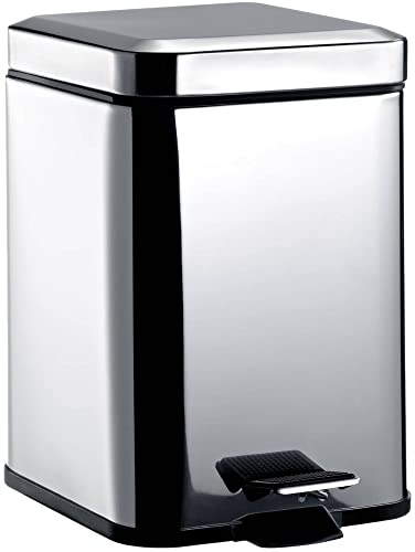 Emco 355300005 Abfallbehälter System 2 Standmodell eckig, edelstahl von Emco
