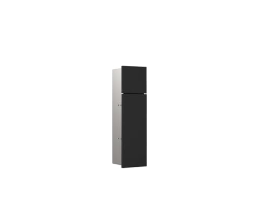 Emco Asis Pure WC-Modul I Unterputz Modell Badschrank mit Glasfront I Einbauschrank, Schwarz Matt Emco Asis Pure WC-Modul I Unterputz Modell Badschrank mit Glasfront I Einbauschrank, Schwarz Matt von Emco