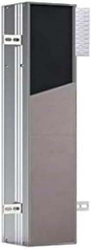 EMCO asis plus WC-Modul Unterputz, 658 mm, Türanschlag links, Aluminium, Papier Seitlich von Emco