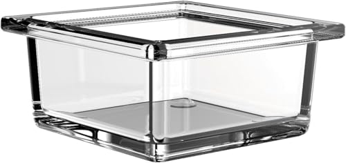 Emco Liaison Glasschale quadratisch für Reling, Kristallglas klar, flach Emco Liaison Glasschale quadratisch für Reling, Kristallglas klar, flach von Emco