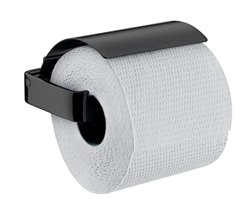 EMCO Loft Toilettenpapierhalter zur Wandmontage, moderner Papierhalter mit Deckel, hochwertiger Papierhalter aus Aluminium, schwarz matt EMCO Loft Toilettenpapierhalter zur Wandmontage, moderner Papierhalter mit Deckel, hochwertiger Papierhalter aus Aluminium, schwarz matt von Emco