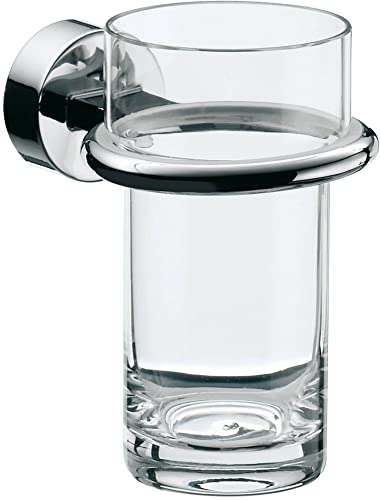 Emco Rondo 2 Glashalter, Chrom, Glas, Edelstahloptik, Normal von Emco