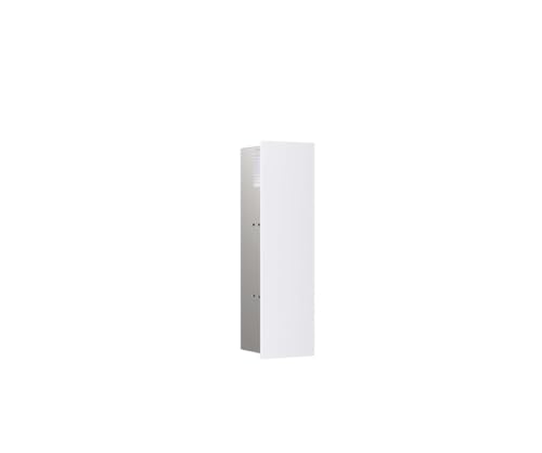 Emco asis Pure WC-Modul Unterputz Badschrank I Glasfront Einbauschrank mit Türanschlag rechts von Emco