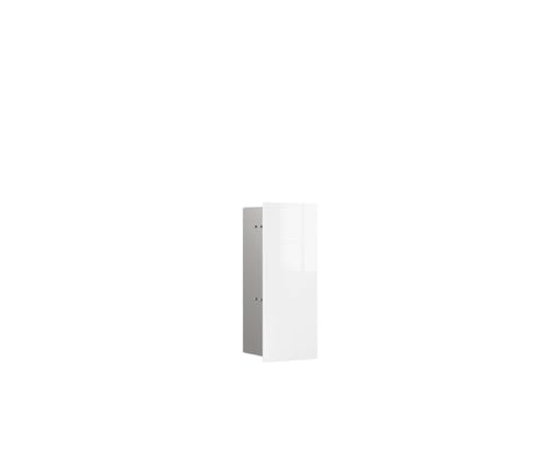 emco WC-Modul asis Pure mit Glasfront Türanschlag rechts, Unterputz, 435mm, Alpinweiss von Emco