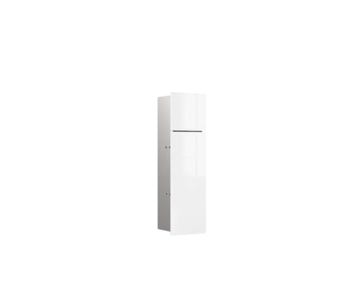 Emco WC-Modul asis Pure mit Glasfront Türanschlag rechts, Unterputz, 600mm, Alpinweiss, Weiß, Weiss Glänzend Emco WC-Modul asis Pure mit Glasfront Türanschlag rechts, Unterputz, 600mm, Alpinweiss, Weiß, Weiss Glänzend von Emco