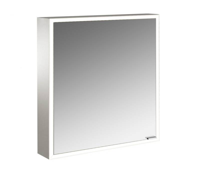 Emco asis LED-Spiegelschrank Prime, Aufputz, 600 mm, Türanschlag links, Rückwand Spiegel, 949705059 949705059 von Emco