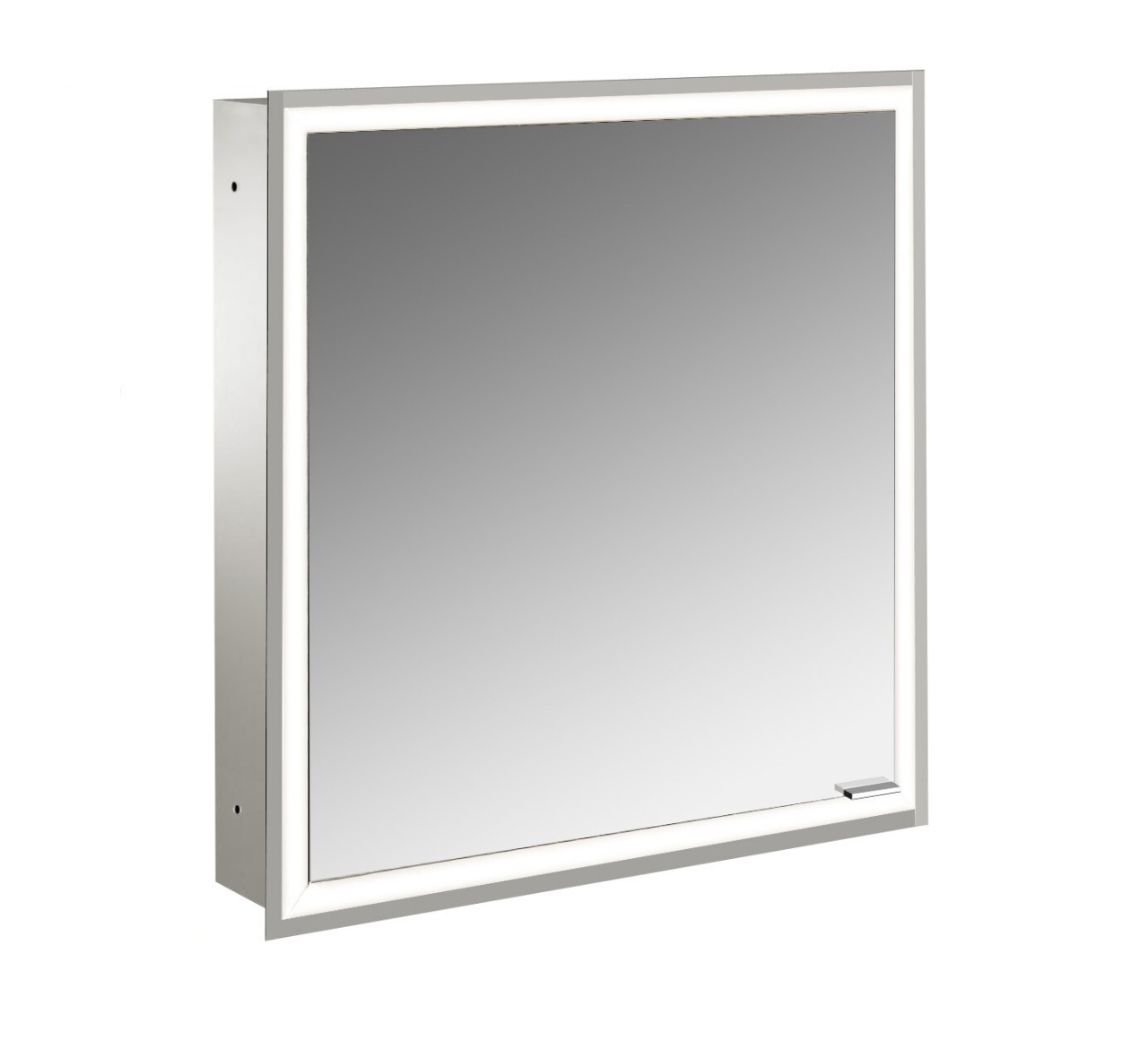 Emco asis LED-Spiegelschrank Prime, Unterputz, 600 mm, Türanschlag links, Rückwand Spiegel, 94970506 949705069 von Emco