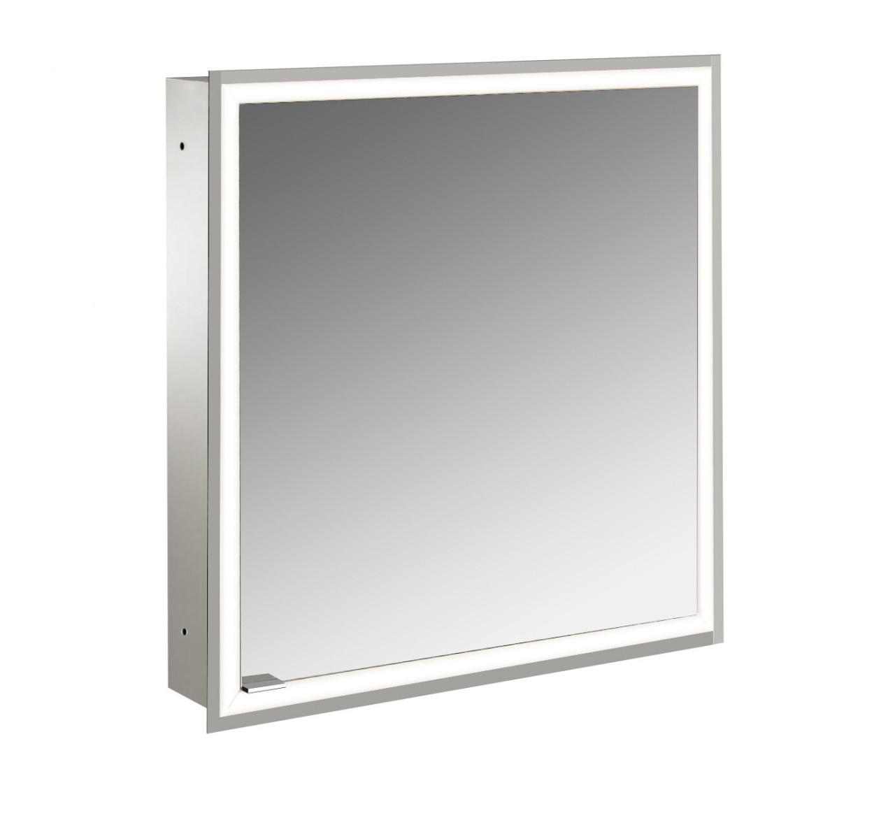 Emco asis LED-Spiegelschrank Prime, Unterputz, 600 mm, Türanschlag rechts, Rückwand Spiegel, 9497050 949705070 von Emco