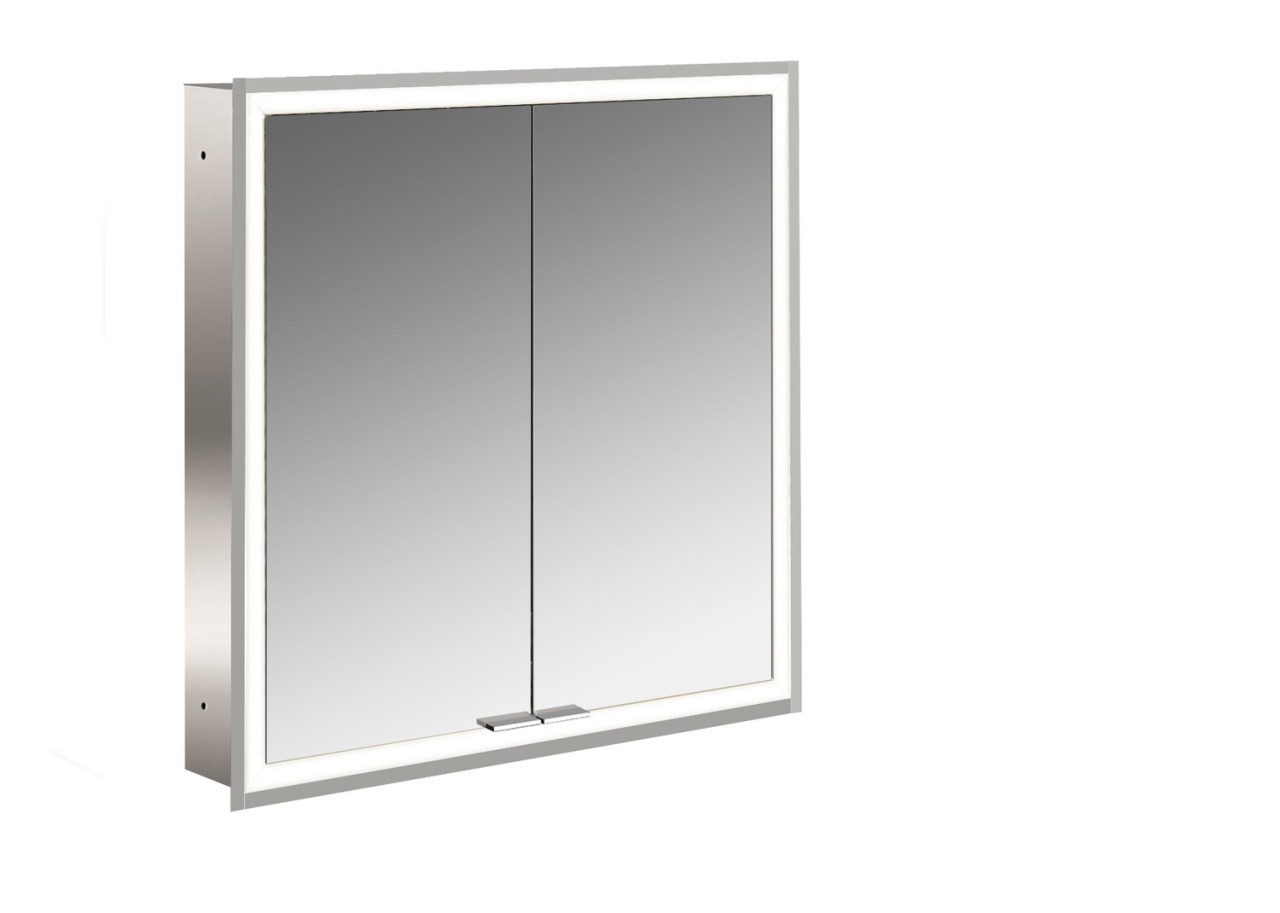 Emco asis LED-Spiegelschrank Prime, Unterputz, 600 mm, 2-türig, Rückwand Spiegel, Farbwechsler, 9497 949706071 von Emco