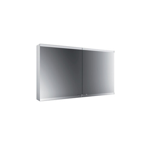 Emco asis evo Lichtspiegelschrank, Aufputzmodell, 2 Türen, 1200 mm, Ausführung: mit light system, ohne Spiegelheizung von Emco