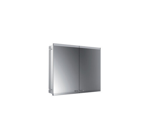 Emco asis evo Lichtspiegelschrank, Unterputzmodell, 2 Türen, 800 mm, Ausführung: mit light system, mit Spiegelheizung von Emco