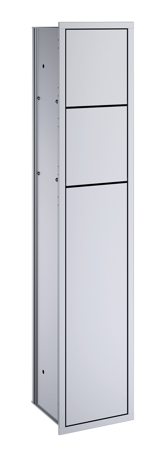 emco asis module 150 WC-Modul-Unterputzmodell, Anschlag rechts, Farbe: aluminium/aluminium, 978305052 von Emco