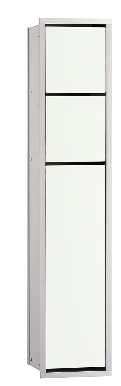emco asis module 150 WC-Modul-Unterputzmodell, Papierhalter, Feuchtpapierbox, Toilettenbürstengarnitur, 975027450 von Emco