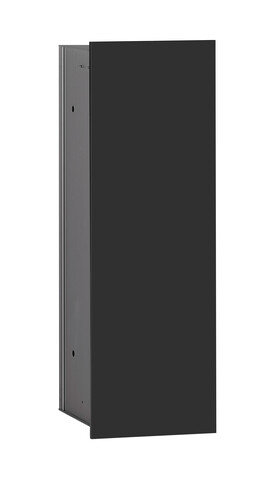 Emco asis module 2.0 Toilettenbürstengarnitur-Modul-Unterputzmodell, 1 Tür, Farbe: aluminium/schwarz von Emco