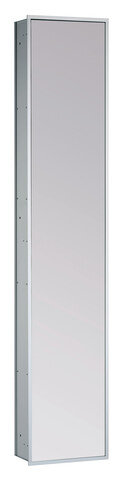 Emco asis module 300 Schrankmodul mit beidseitig verspiegelter Tür - Unterputzversion, Farbe: aluminium/spiegel von Emco