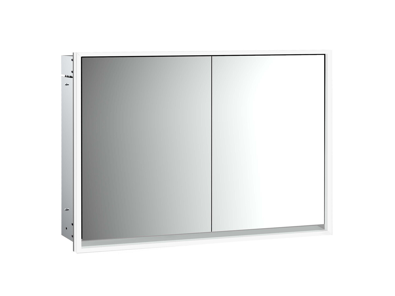 emco loft Lichtspiegelschrank, 1000mm, 2 Türen, Unterputzmodell, aluminium/spiegel, 979805113 emco loft Lichtspiegelschrank, 1000mm, 2 Türen, Unterputzmodell, aluminium/spiegel, 979805113 von Emco