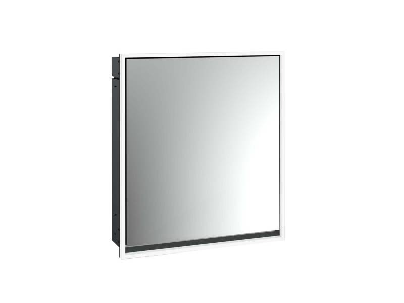 emco loft Lichtspiegelschrank, 600 mm, Unterputzmodell, schwarz/spiegel, 979813303 von Emco
