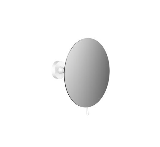 Emco round Wandspiegel, 1-armig, 3-fach, rund, Durchmesser 200mm, 1094, Farbe: weiß von Emco