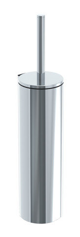 Emco system2 Toilettenbürstengarnitur, Behälter Aluminium verchromt, mit Deckel, chrom, 351500102 - 351500102 von Emco