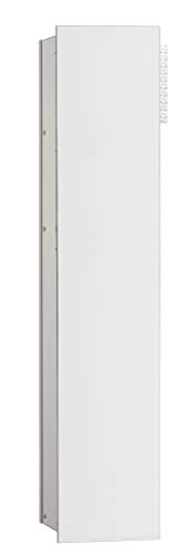 Emco ASIS 2.0 Unterputz-Schrankmodul für die Klobürstengarnitur, Badezimmerschrank mit Toilettenpapierhalter und extra Fach, Hochschrank mit Push to Open-Funktion, optiwhite von Emco