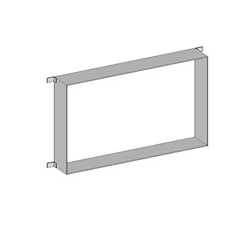 Emco Einbaurahmen für Badezimmerspiegelschrank Prime (123 cm Breite), Rahmen für hochwertigen Lichtspiegelschrank als Unterputz-Modell, zum passgenauen und sicheren Einbau von Emco