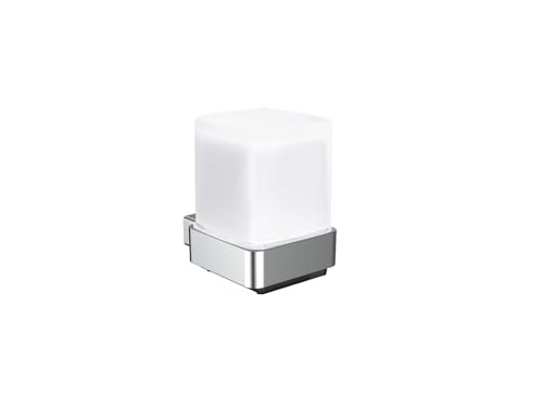 emco Loft Seifenspender automatisch mit Handsensor zur Wandmontage in Chrom | Elektrischer Flüssigseifenspender mit Akku für Bad & Gäste WC von Emco